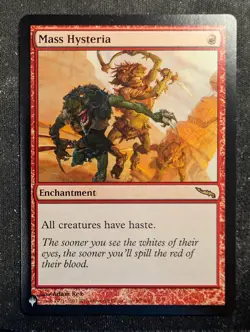 Mass Hysteria - The List (MTG) - Image 1