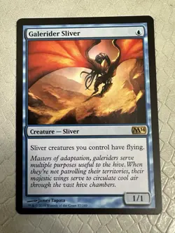 MTG Magic The Gathering Galerider Sliver M14 NM - Image 1