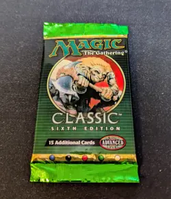 Magic The Gathering Sixth Edition (6th Edition) Factory Sealed Booster Pack - Image 1