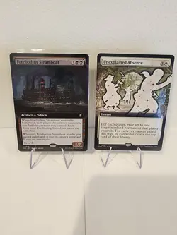 Extended Unexplained Absence Foreboding Steamboat Set MTG Murders Karlov Manor - Image 1