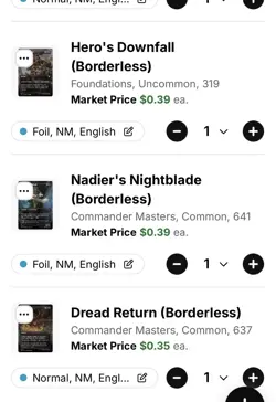 X6 Borderless Black Commander Deck Must Haves X2 Foil - Image 5