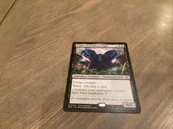 x1 Maha, Its Feathers Night MTG BLB MP Mythic Black Legendary Creature TCG CCG - Image 1