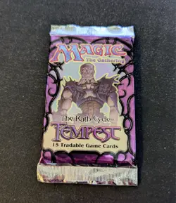 Magic The Gathering Tempest Factory Sealed Booster Pack - Image 1