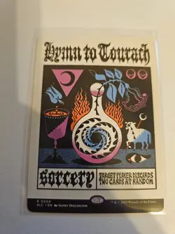 Hymn to Tourach Borderless MTG Encyclopedia of Magic Nm/M - Image 1