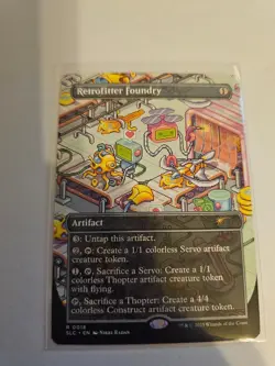 Retrofitter Foundry Borderless MTG Encyclopedia of Magic NM/M - Image 1