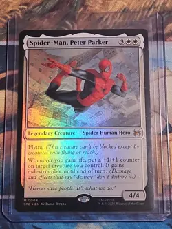 MTG: Spider-Man, Peter Parker - Marvel's Spider-Man: Eternal-Legal #4 M Foil NM - Image 1