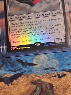 MTG: Spider-Man, Peter Parker - Marvel's Spider-Man: Eternal-Legal #4 M Foil NM - Image 3