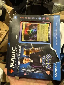 Magic The Gathering Universes Beyond Doctor Who Commander Deck Masters of Evil - Image 1