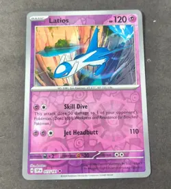 Pokemon Surging Sparks Latios Reverse Holo Uncommon Card 077/191 NM - Image 1