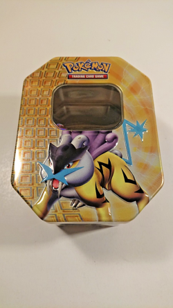 Pokemon TCG Raikou 2012 EMPTY Tin - Image 1
