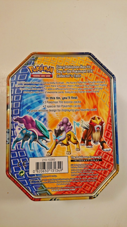 Pokemon TCG Raikou 2012 EMPTY Tin - Image 2