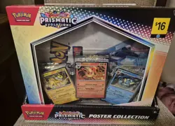 Pokemon TCG Scarlet & Violet Prismatic Evolutions Poster Collection Box Sealed - Image 2