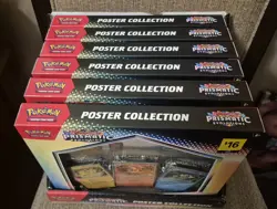 Pokemon TCG Scarlet & Violet Prismatic Evolutions Poster Collection Box Sealed - Image 3
