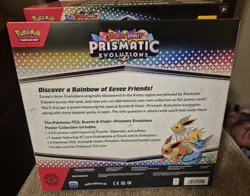 Pokemon TCG Scarlet & Violet Prismatic Evolutions Poster Collection Box Sealed - Image 4