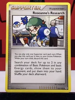 Roseanne's Research 125/132 Secret Wonders Regular Uncommon Pokemon TCG 2007 VLP - Image 3