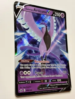 Pokemon TCG - Galarian Articuno V 058/198 Ultra Rare Chilling Reign [Near Mint] - Image 2