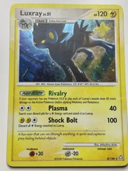 2008 Pokemon Diamond Pearl Legends Awakened Luxray Holo 8/146 MP - Image 1