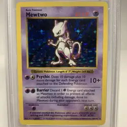 Shadowless Mewtwo Holo PSA 9 - Pokemon TCG 1999 Pokemon Game Base Set #10 - Image 2
