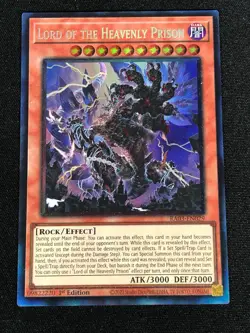 Yugioh Lord of the Heavenly Prison RA03-EN029 1ST COLLECTORS (NM) - Image 1