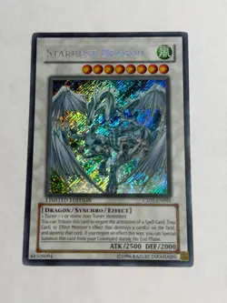 Yugioh Stardust Dragon CT05-EN001 Secret Rare Promo LP - Image 1