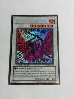 Yugioh Black Rose Dragon CT05-EN003 Secret Rare Promo LP - Image 1
