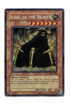 Yugioh- 1X King of the Beasts - Secret Rare - Unlimited - RGBT-EN086 - Near Mint - Image 1