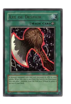 Yugioh- 1X Axe of Despair - Ultra Rare - Unlimited - MRL-002 - Moderate Play - Image 1
