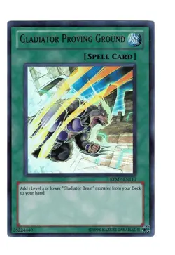 Yugioh- 1X Gladiator Proving Ground - Ultra Rare - Unlimited - RYMP-EN110 - NM - Image 1