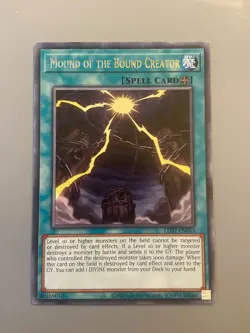 Mound of the Bound Creator - Unlimited Edition Rare LED7-EN053 Yugioh - Image 1