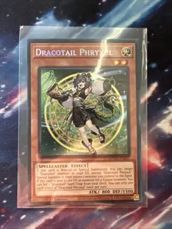Yu-Gi-Oh! Dracotail Phryxul 1st Ed (Secret Rare) DOOD-EN023 (Doom Of Dimensions) - Image 1