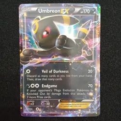 Pokemon TCG Umbreon EX XY Fates Collide Card 55/124 - Image 1