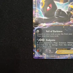 Pokemon TCG Umbreon EX XY Fates Collide Card 55/124 - Image 2