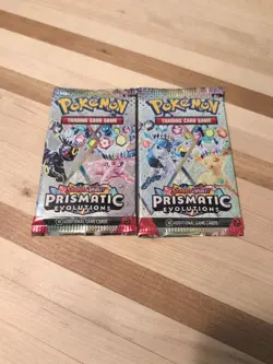 Pokemon Cards TCG Prismatic Evolutions NEW / SEALED. Lot of 2 packs. - Image 2