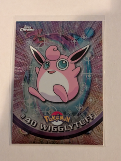 #40 Wigglytuff Pokemon Topps Chrome Card - Image 1