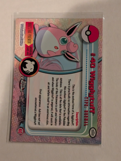 #40 Wigglytuff Pokemon Topps Chrome Card - Image 2
