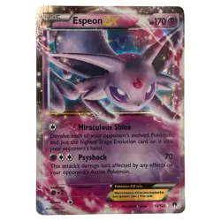 Espeon EX - 52/122 - Pokemon Breakpoint XY Ultra Rare Card NM - Image 1