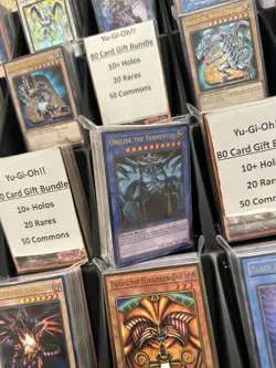 YuGiOH 80 CARD Gift Lot w/ 10+ Foil cards Starter Collection - Image 1