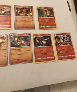 Lot Of 9 Charmander and Charmelion Pokemon Cards - Image 4