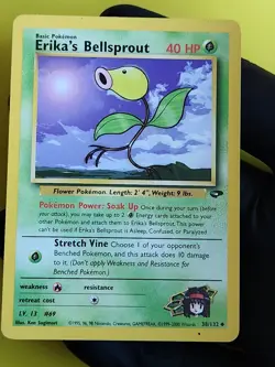Erika's Bellsprout 38/132 - Gym Challenge Set - Pokemon Card - Unlimited - Image 1