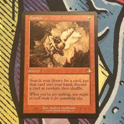 Gamble (Retro Frame) - NM MTG Dominaria Remastered - Image 1