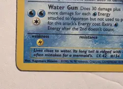 Pokemon TCG Vaporeon Holo Rare Card 12/64 Jungle Set, Vintage 1999 LP - Image 4
