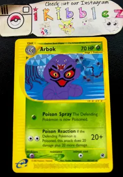 Arbok 35/165 NM Vintage Expedition Pokemon Card. Free Tracked Shipping! - Image 1
