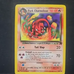 Pokemon Card Dark Charmeleon #32/82 Team Rocket 2000 Vintage WOTC-NM F/S - Image 1
