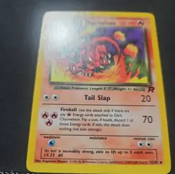 Pokemon Card Dark Charmeleon #32/82 Team Rocket 2000 Vintage WOTC-NM F/S - Image 2