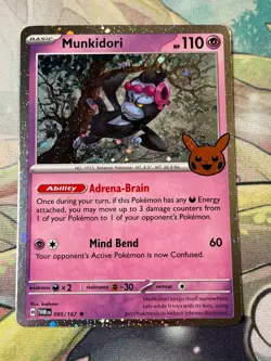Pokemon Card TCG - Munkidori - Trick or Trade 2024 - 095/167 - Holo Rare - Image 1