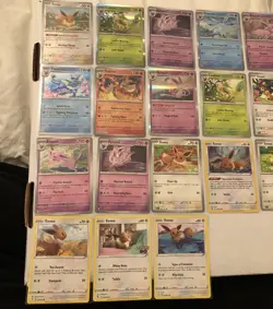 Lot Of 21 Eevee Leafeon Sylveon Glaceon Flareon Vaporeon Umbreon Pokemon Cards - Image 2