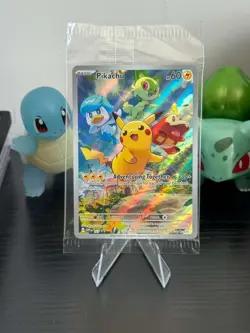 Pikachu #27 Sealed Promo Card Pokemon TCG Black Star Promo Paldea Evolved Promo - Image 1