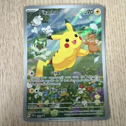 Pikachu Holo Promo Card 88 SVP Promo Scarlet & Violet Pokemon TCG - Image 1