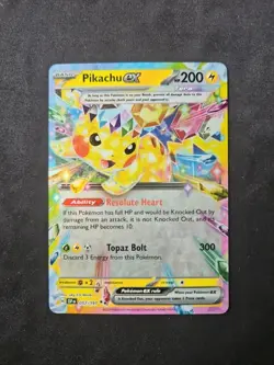 Pikachu EX 057/191 Surging Sparks Double Rare Holo Card NM Condition - Image 1