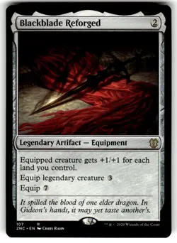 Blackblade Reforged Commander: Zendikar Rising Regular MTG - Image 1